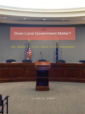 cover image of Does Local Government Matter?
